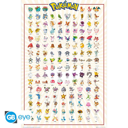 POKEMON - Poster Maxi 91,5x61 - Premiers Partenaires - vue 4