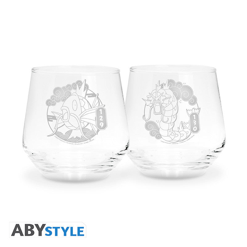 POKEMON - Set de 2 verres - Magicarpe & Léviator EUROPE x2 - vue 2