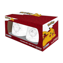 POKEMON - Set de 2 verres - Mentali & Noctali EUROPE x2
