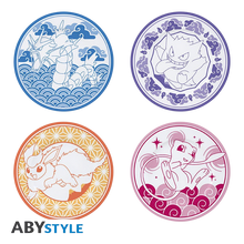 POKEMON - Set de 4 Assiettes - Style Japonais