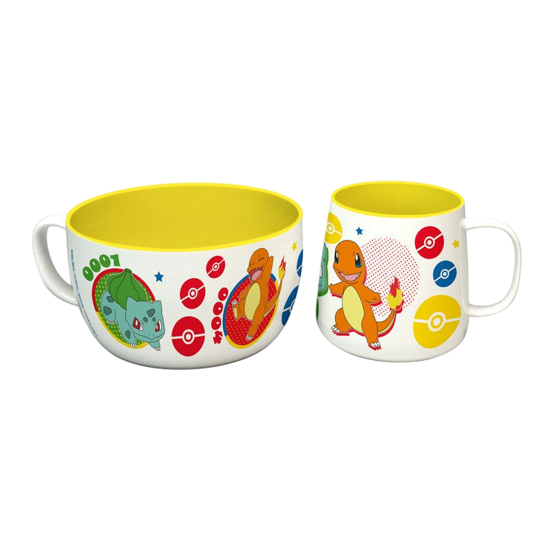 Pokemon Set Petit Déjeuner Mug + Bol - Pikachu