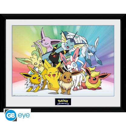 Pokémon - Tirage encadré - Pixel Art (30x40)