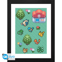 Pokémon - Tirage encadré - Pixel Art (30x40)