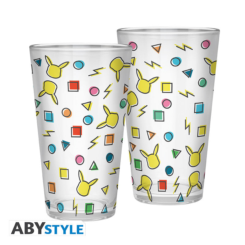 POKEMON - Verre XXL - 400 ml - Motif Pikachu - x2 - vue 3