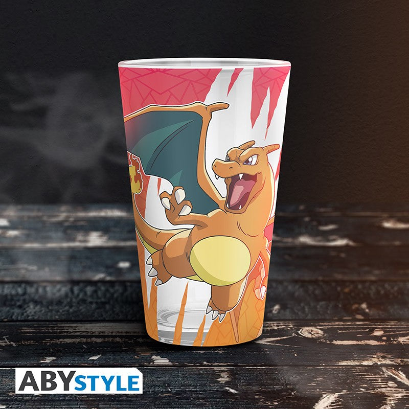 POKEMON - Verre XXL Premium - 400 ml - Dracaufeu - x2 - vue 3