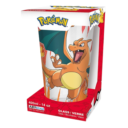 POKEMON - Verre XXL Premium - 400 ml - Dracaufeu - x2 - vue 2