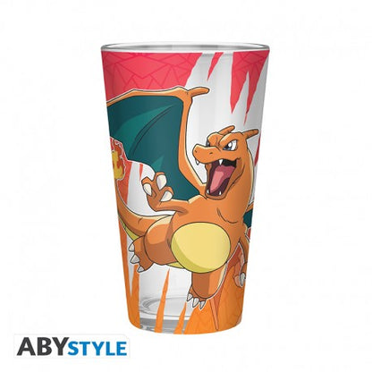 POKEMON - Verre XXL Premium - 400 ml - Dracaufeu - x2