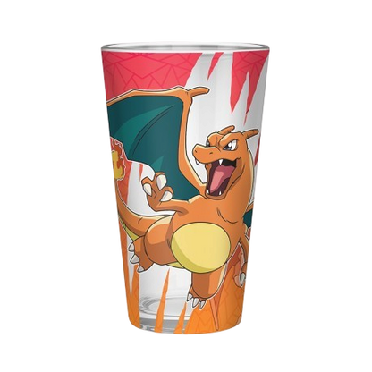POKEMON - Verre XXL Premium - 400 ml - Dracaufeu - x2