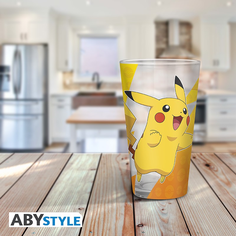 POKEMON - Verre XXL Premium - 400 ml - Pikachu effet métal - x2 - vue 3