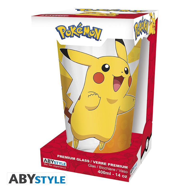 POKEMON - Verre XXL Premium - 400 ml - Pikachu effet métal - x2 - vue 2