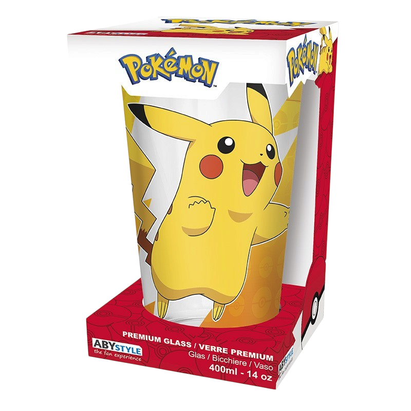 POKEMON - Verre XXL Premium - 400 ml - Pikachu effet métal - x2 - vue 2