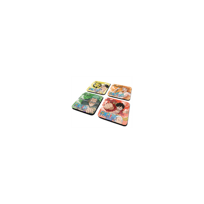 One Piece - Pack de 4 Dessous de Verre