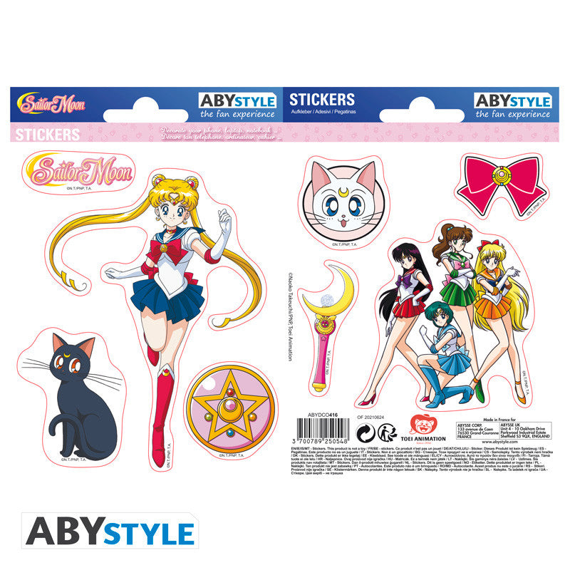 SAILOR MOON - Sticker Vinyl Individuel - Sailor Moon & Luna - vue 2