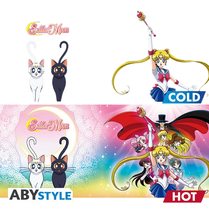 SAILOR MOON - Mug Heat Change - 460 ml - Groupe - boîte carton x2 - vue 4