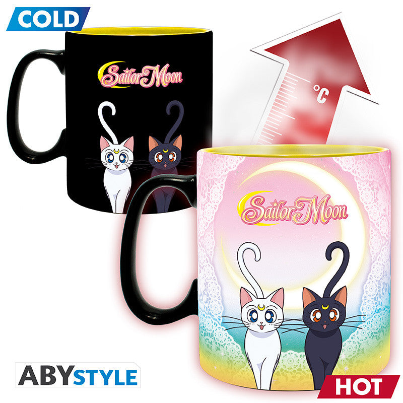 SAILOR MOON - Mug Heat Change - 460 ml - Groupe - boîte carton x2 - vue 2