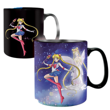SAILOR MOON - Mug Heat Change- 460ml- Sailor&Chibi- cardboardx2