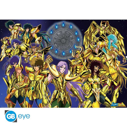 SAINT SEIYA - Poster Maxi 91,5x61 - Chevaliers d'Or 1