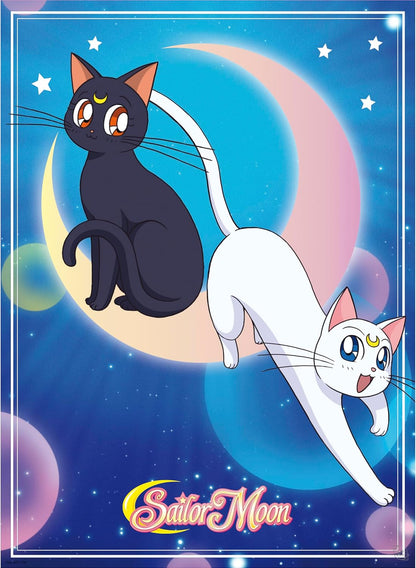 SAILOR MOON - Set 2 Posters Chibi 52x38 - Sailor Moon & chats x4 - vue 3