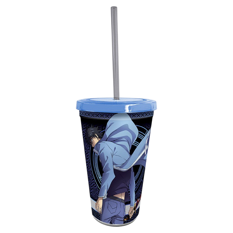 SOLO LEVELING - Gobelet avec paille - 470 ml - Sung Jinwoo