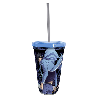 SOLO LEVELING - Gobelet avec paille - 470 ml - Sung Jinwoo