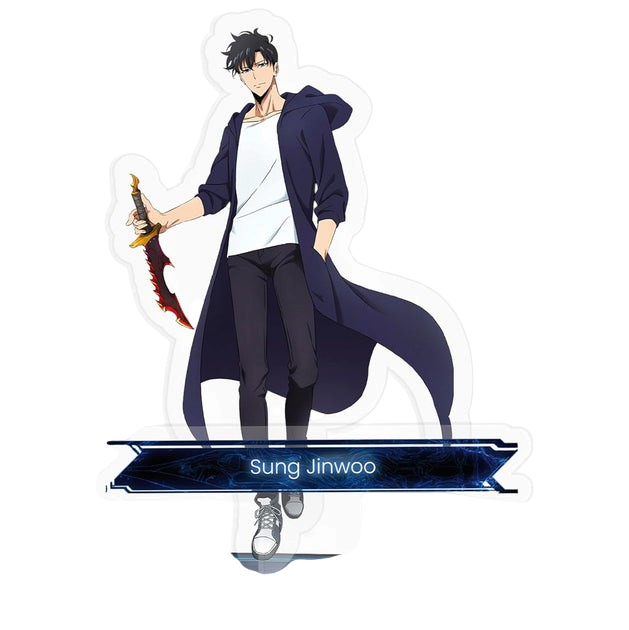 SOLO LEVELING - Sticker Vinyl Individuel - Sung Jinwoo - vue 3