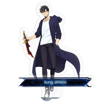 SOLO LEVELING - Sticker Vinyl Individuel - Sung Jinwoo - vue 3
