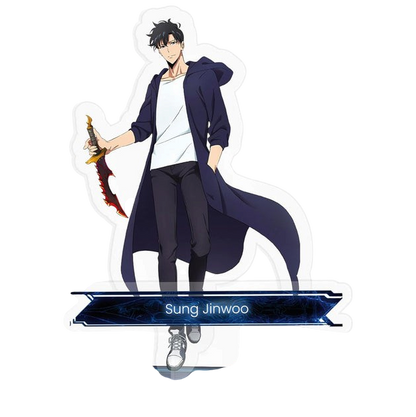 SOLO LEVELING - Sticker Vinyl Individuel - Sung Jinwoo - vue 3