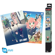 SPY X FAMILY - Set 2 Posters Chibi 52x38 - Une double famille x4 *