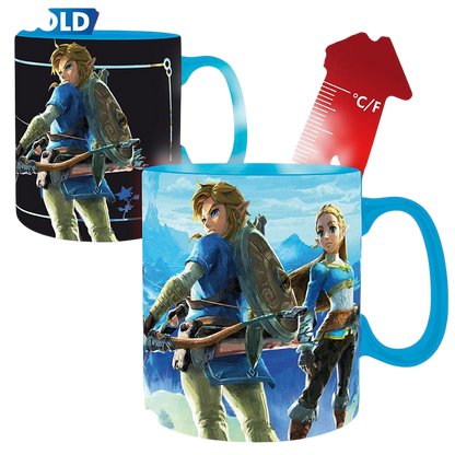 THE LEGEND OF ZELDA - Mug - 460 ml - Insigne d'Hyrule- carton x2