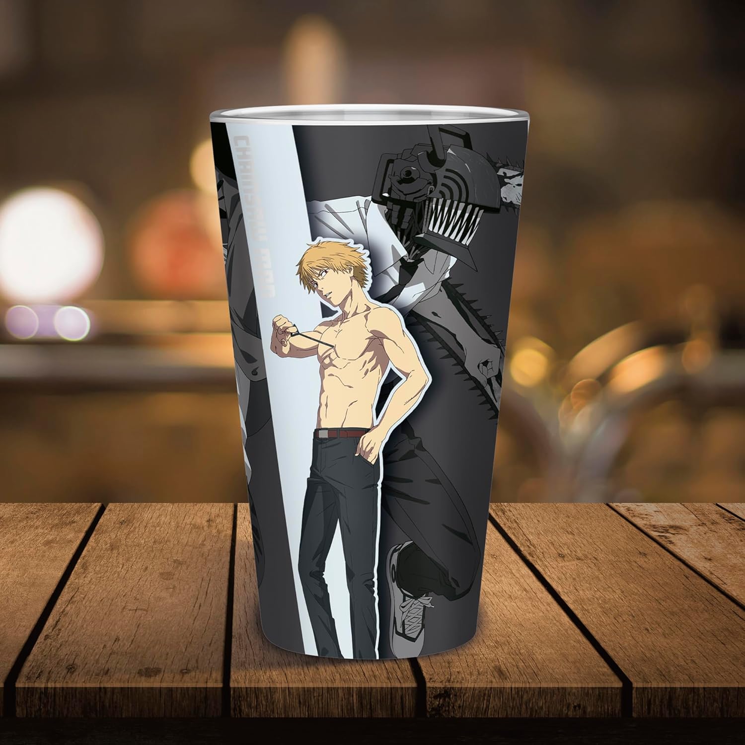 CHAINSAW MAN - Verre XXL - 400 ml - Trio - boîte x2 - vue 3