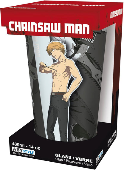 CHAINSAW MAN - Verre XXL - 400 ml - Trio - boîte x2 - vue 2