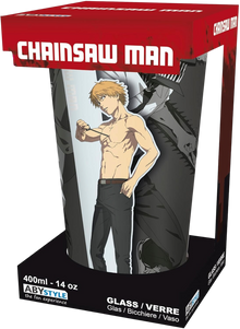 CHAINSAW MAN - Verre XXL - 400 ml - Trio - boîte x2 - vue 2