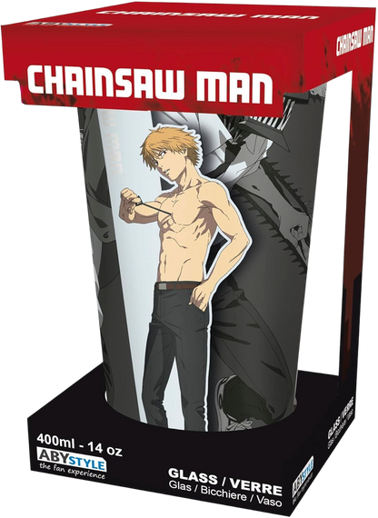CHAINSAW MAN - Verre XXL - 400 ml - Trio - boîte x2 - vue 2