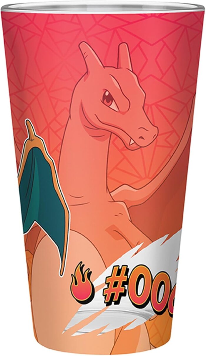 POKEMON - Verre XXL Premium - 400 ml - Dracaufeu - x2 - vue 4