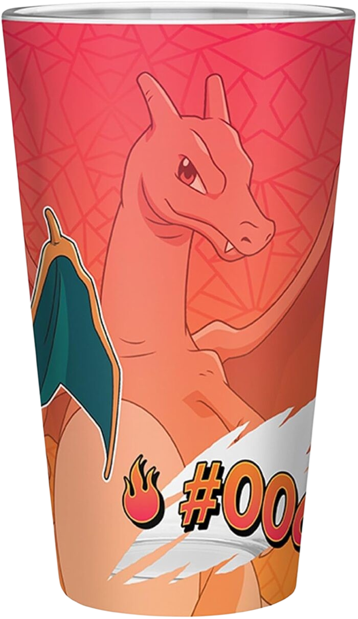 POKEMON - Verre XXL Premium - 400 ml - Dracaufeu - x2 - vue 4