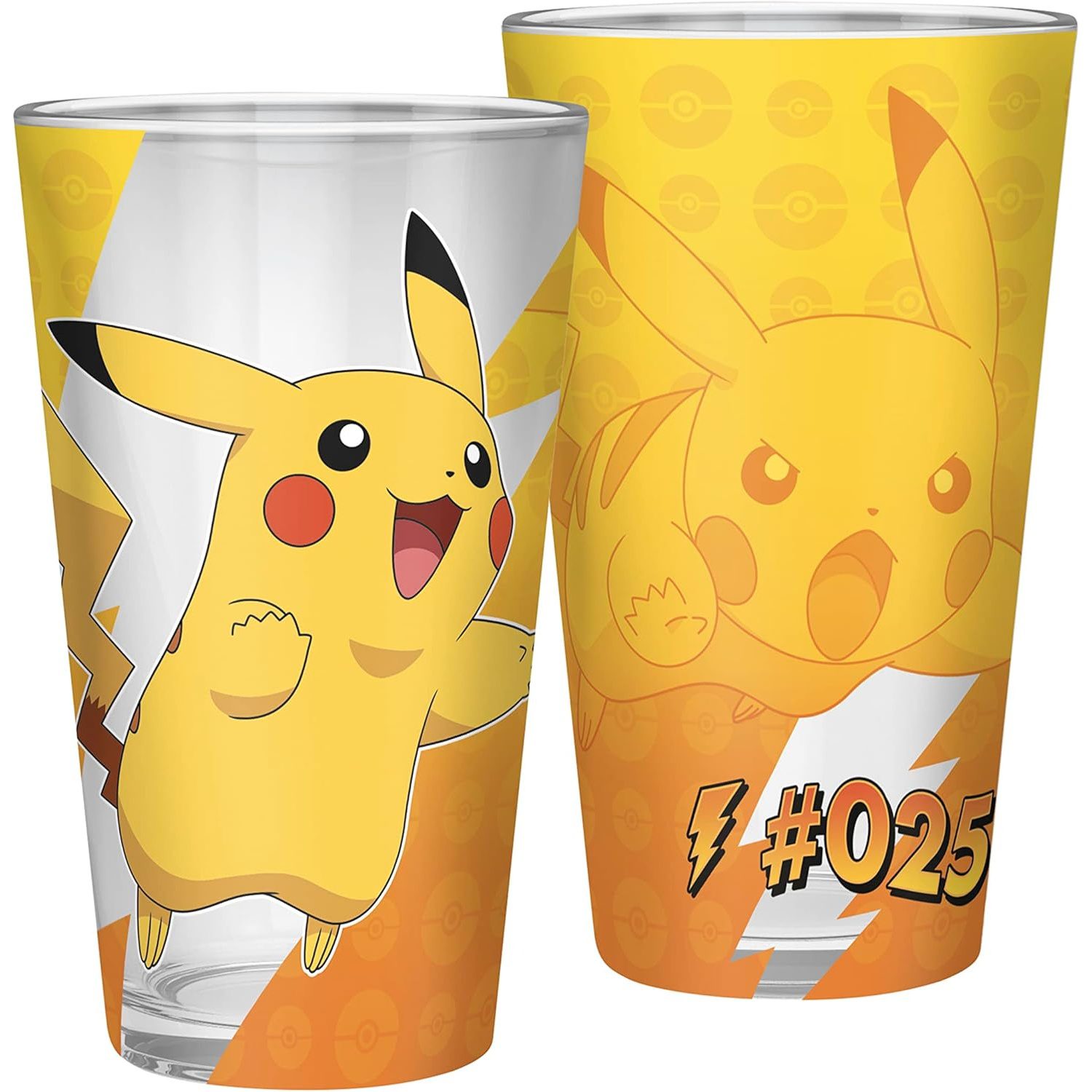 POKEMON - Verre XXL Premium - 400 ml - Pikachu effet métal - x2 - vue 4