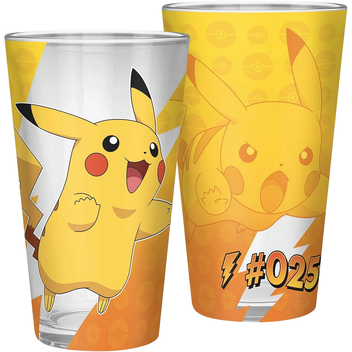 POKEMON - Verre XXL Premium - 400 ml - Pikachu effet métal - x2 - vue 4