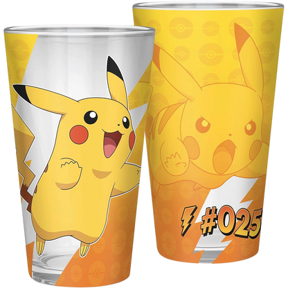 POKEMON - Verre XXL Premium - 400 ml - Pikachu effet métal - x2 - vue 4